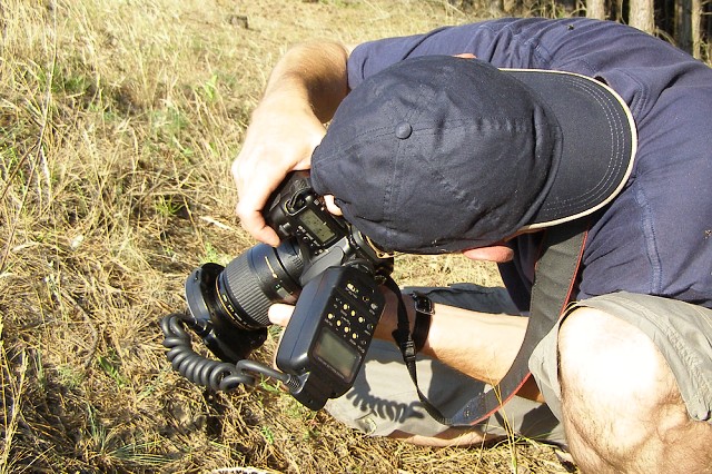 Fotografování kudlanky
