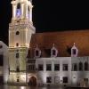 Noční Bratislava - komplex staré radnice